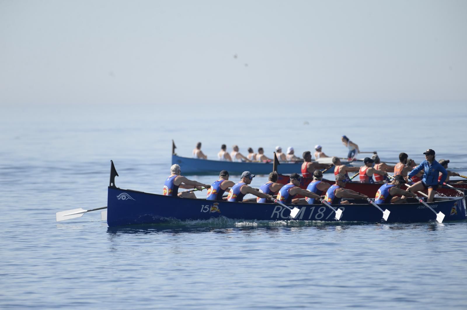 La Línea acoge este sábado la tercera regata de la XI Liga andaluza de banco fijo. Foto: Federación Andaluza de Remo
