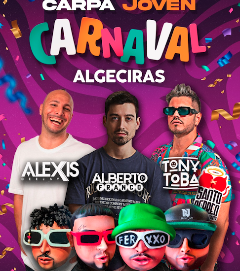 Una gran fiesta de Dj's animará la carpa para jóvenes del Lago Marítimo durante el Carnaval.