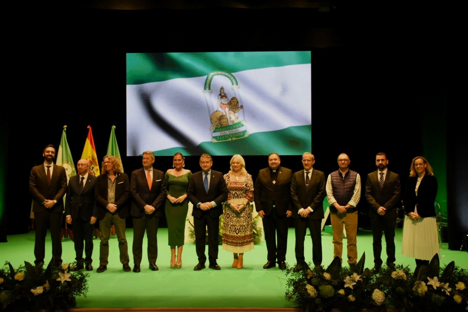 Adrián Gavira y el colegio Salesianos de Algeciras reciben la Bandera de Andalucía 2025.