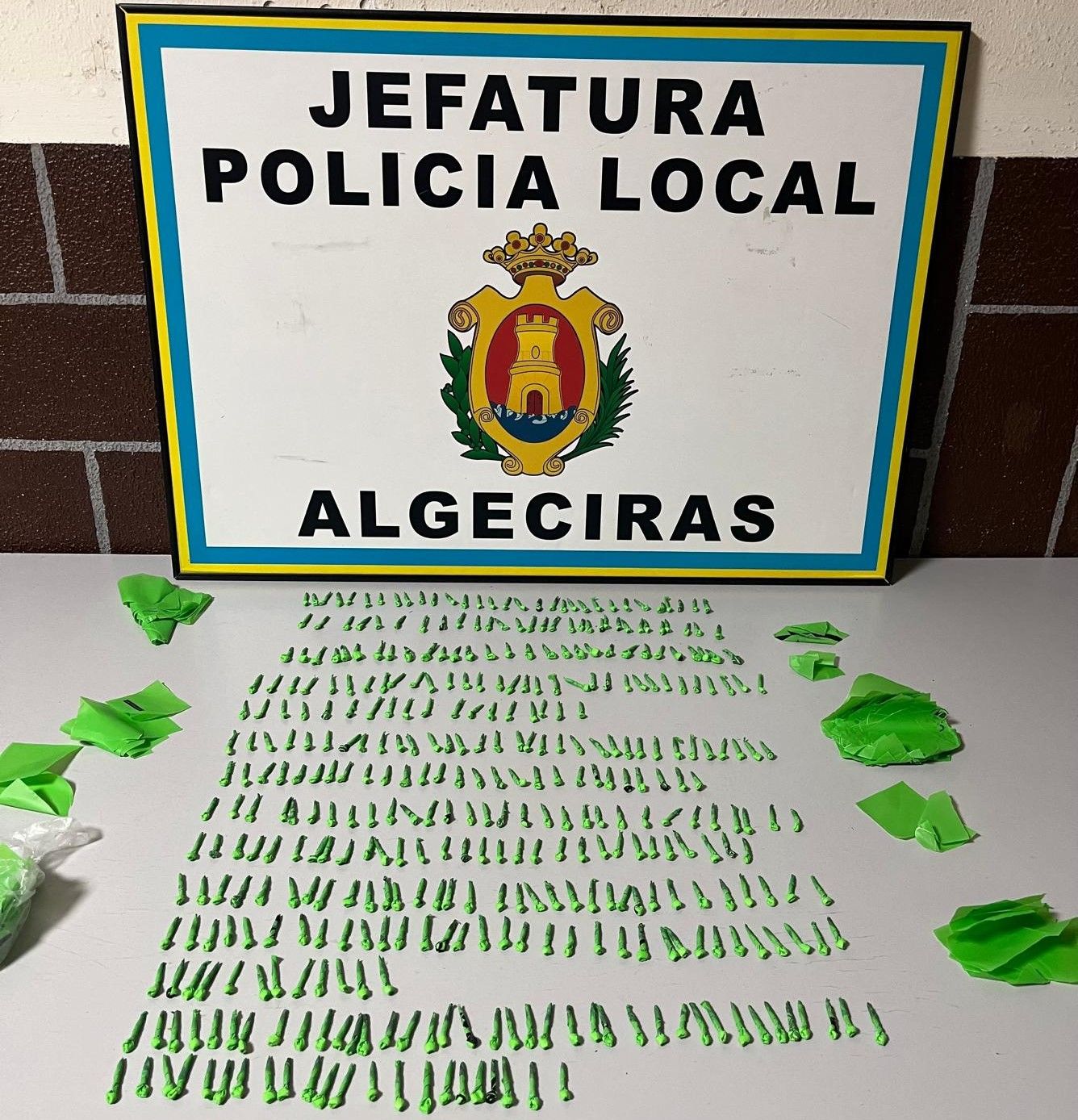 La Policía Local detiene a una mujer con 398 dosis de droga preparadas para su venta