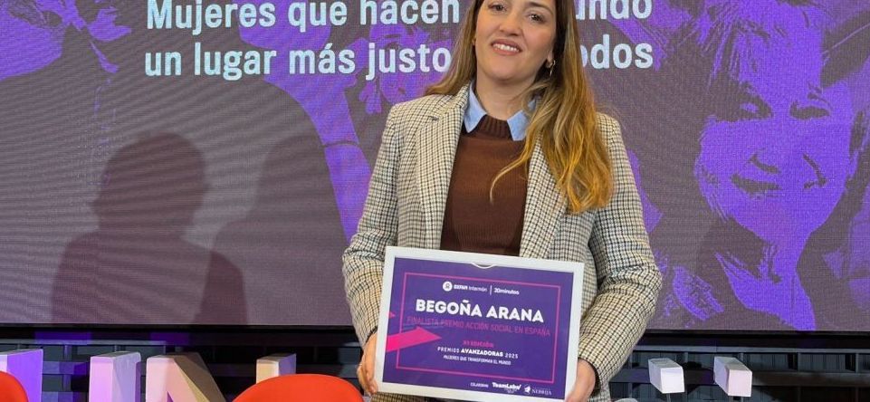 La linense Begoña Arana, finalista del premio Avanzadoras 2025.