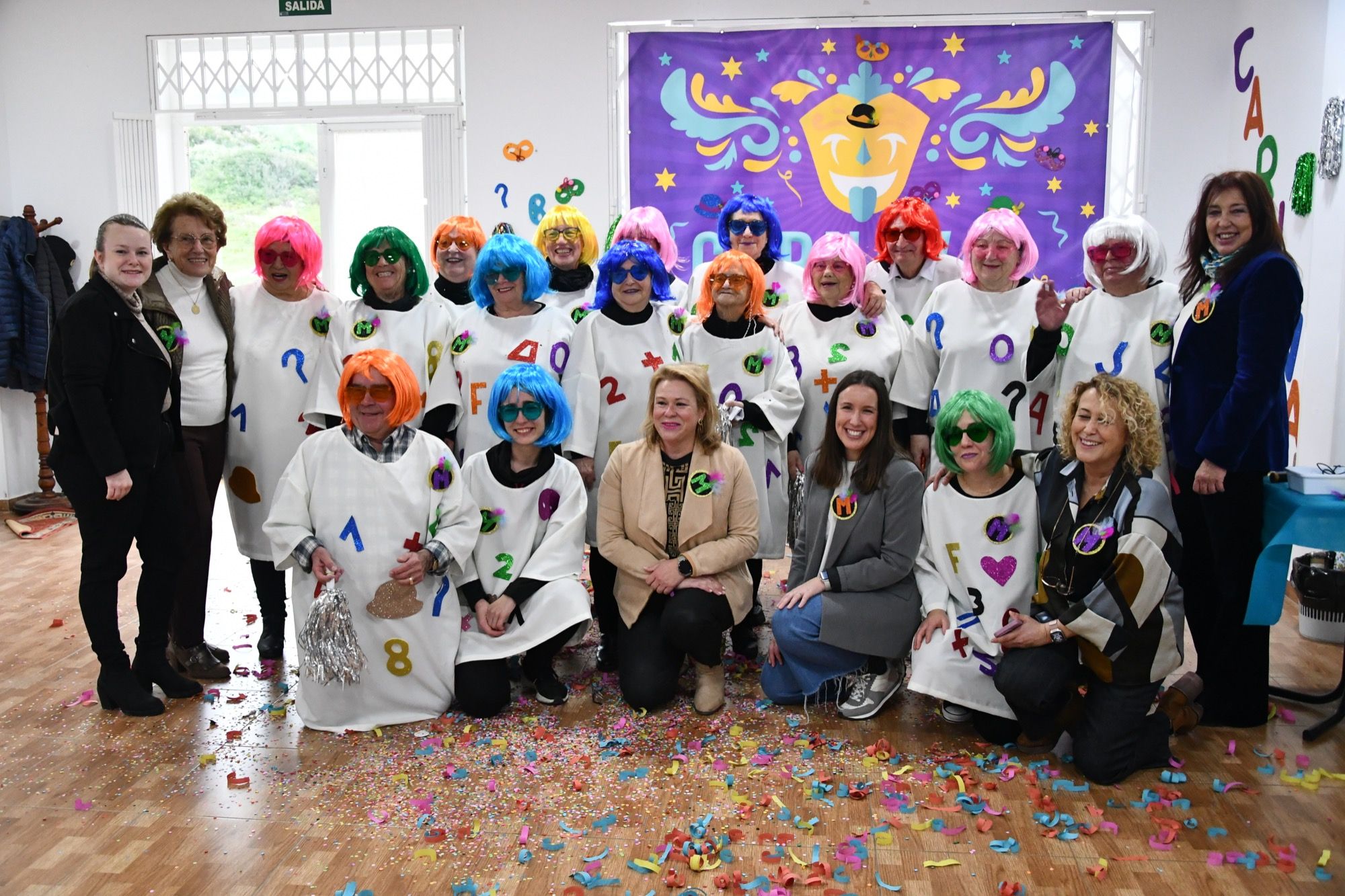 El carnaval llega a los talleres de memoria en San Roque