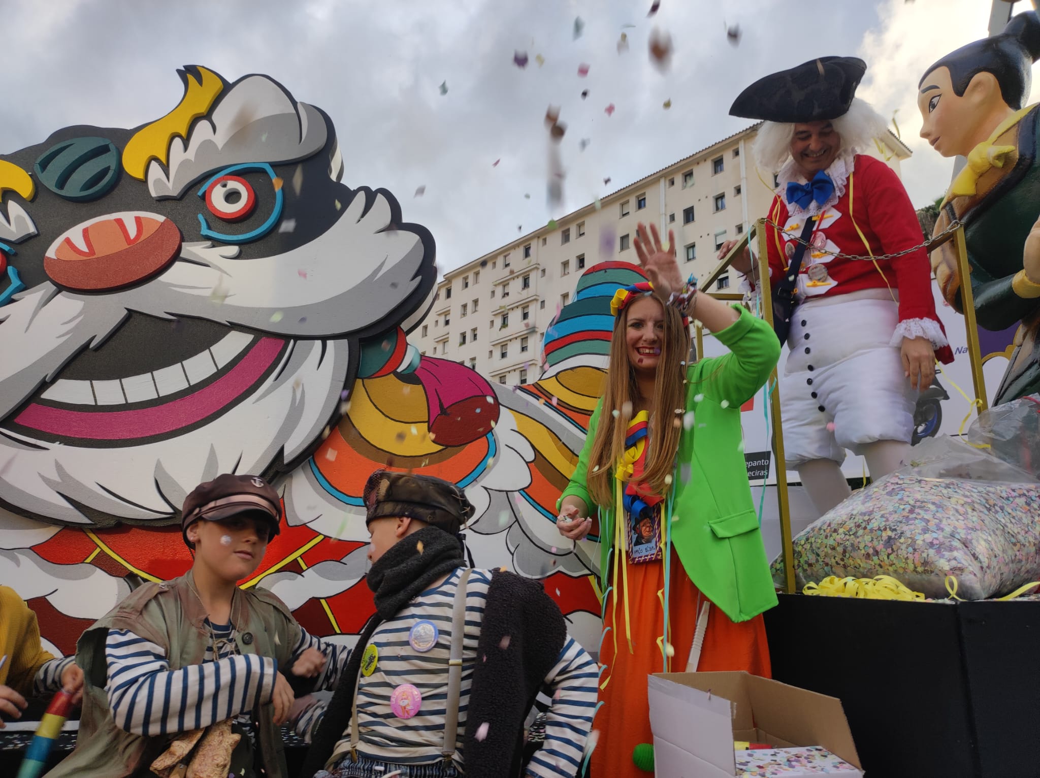 Un momento de la cabalgata de Carnaval.