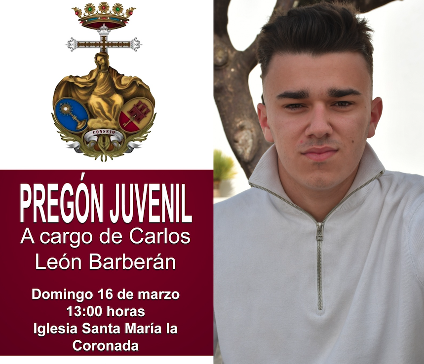Carlos León Barberán pronunciará el pregón juvenil de Sa Roque este sábado.