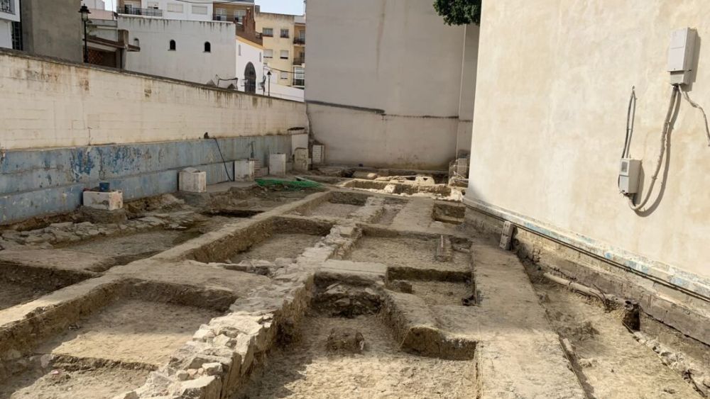 Aparecen restos arqueológicos durante las obras del Centro Interpretación Paco de Lucía. Foto: 8Directo.