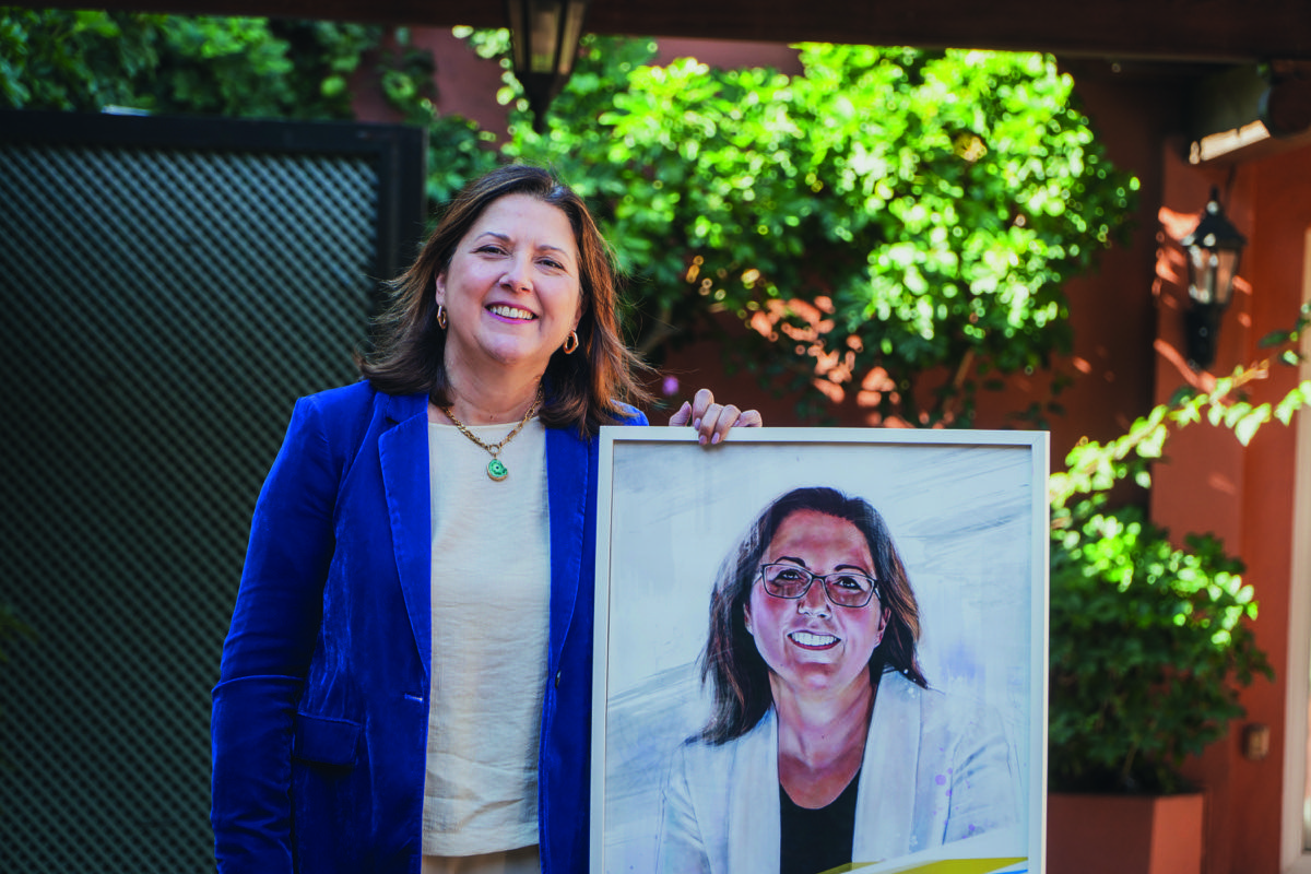Susana Ruiz: "Hay que transmitir a los  jóvenes el orgullo por la tierra". Susana Ruiz, en el Hotel Alborán de Algeciras. Foto: Juanma Galindo.