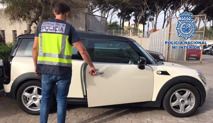Vehículo sustraído en Algeciras.