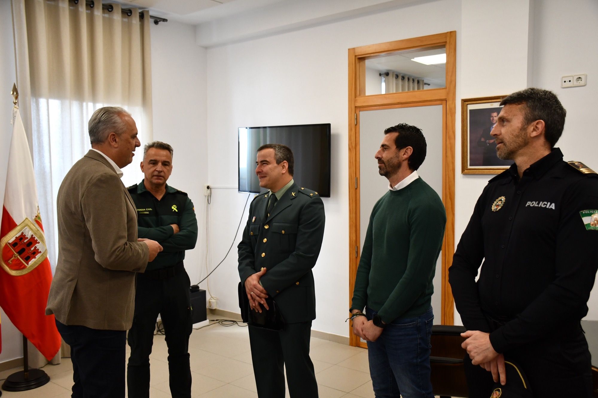 Bienvenida al nuevo comandante del Puesto Principal de la Guardia Civil de San Roque.