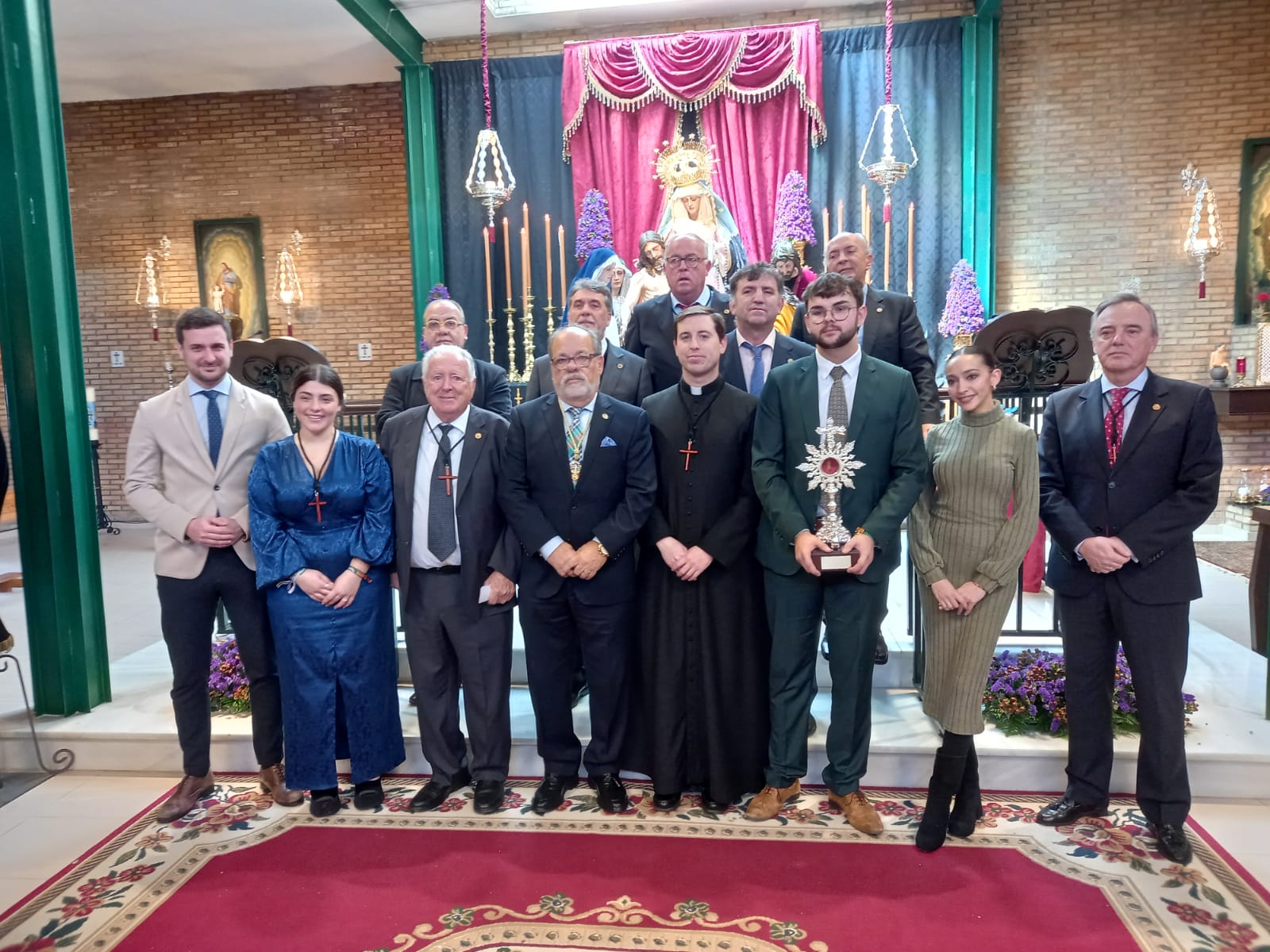 El algecireño Manuel Jesús Garnica llena su Pregón Juvenil de vivencias cofrades y poesía.