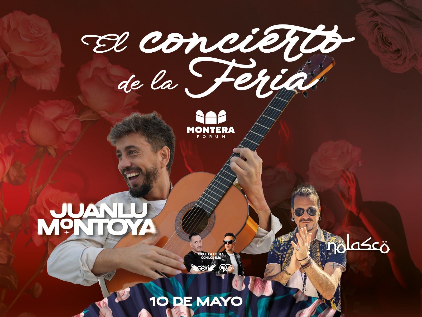 Juanlu Montoya y Nolasco darán la bienvenida a la feria de Los Barrios en el Montera Forum