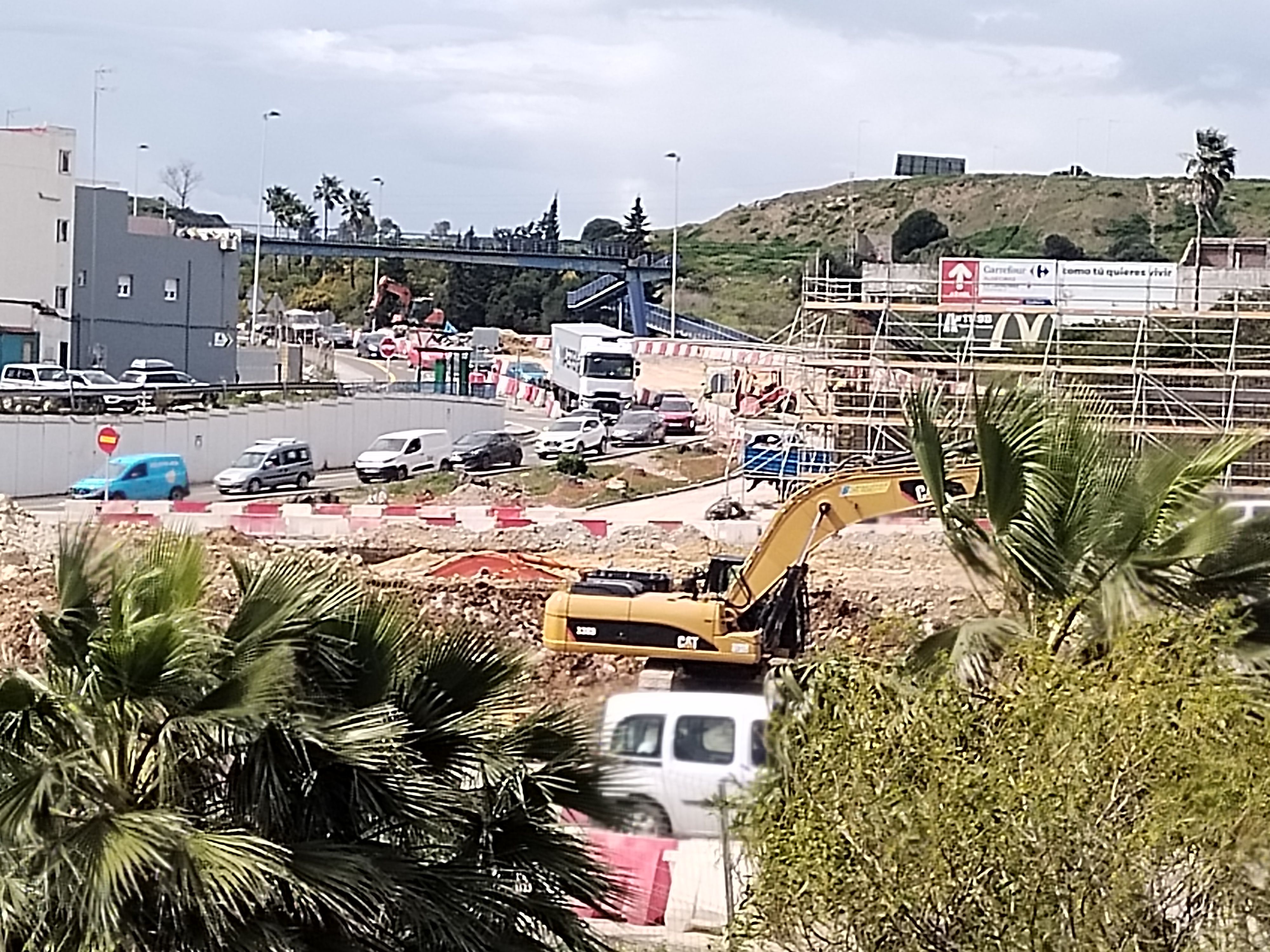 Retenciones en el Acceso Sur.