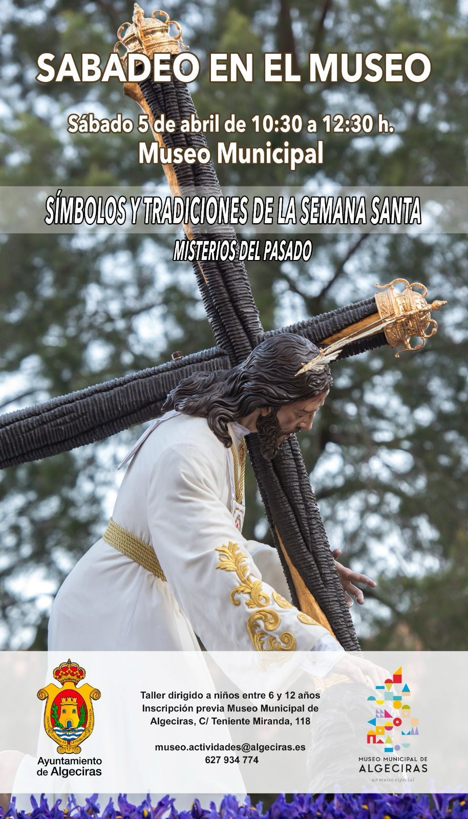 El Museo Municipal acoge un taller infantil sobre la Semana Santa el próximo sábado 5 de abril.