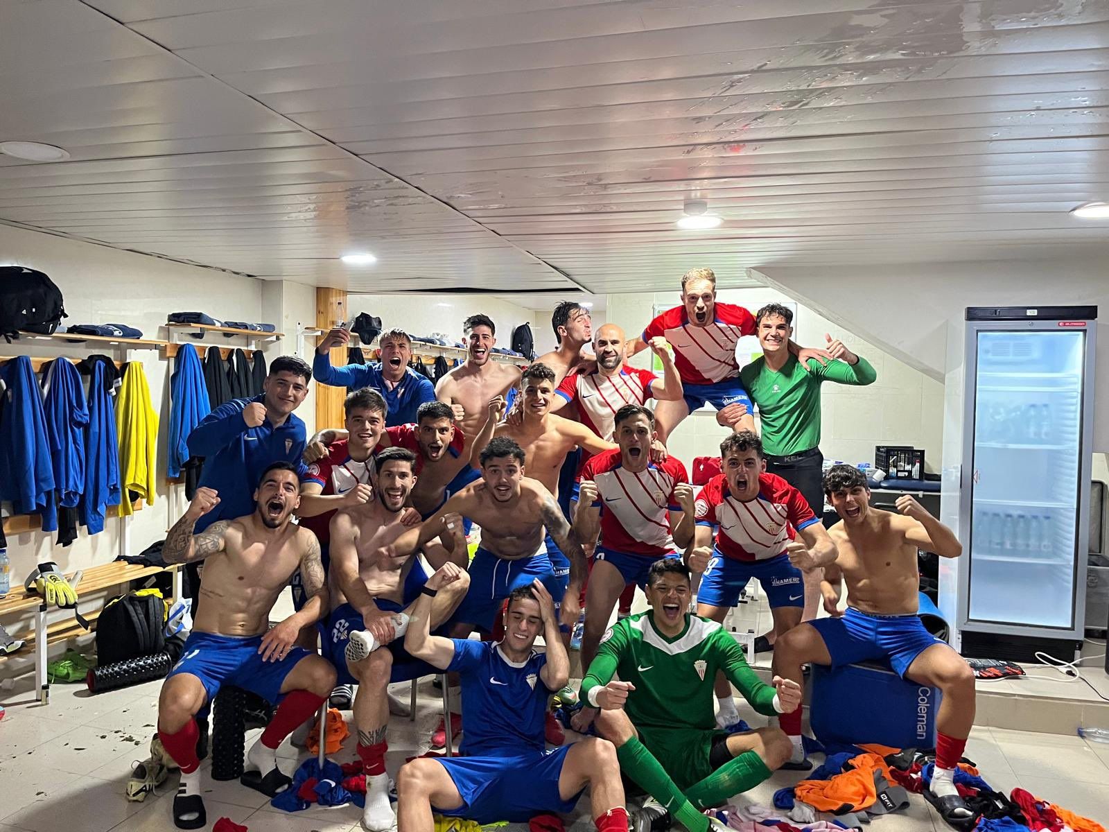 (0-3) Subidón del Algeciras tras ganar al Villarreal B. Foto: Algeciras CF. 