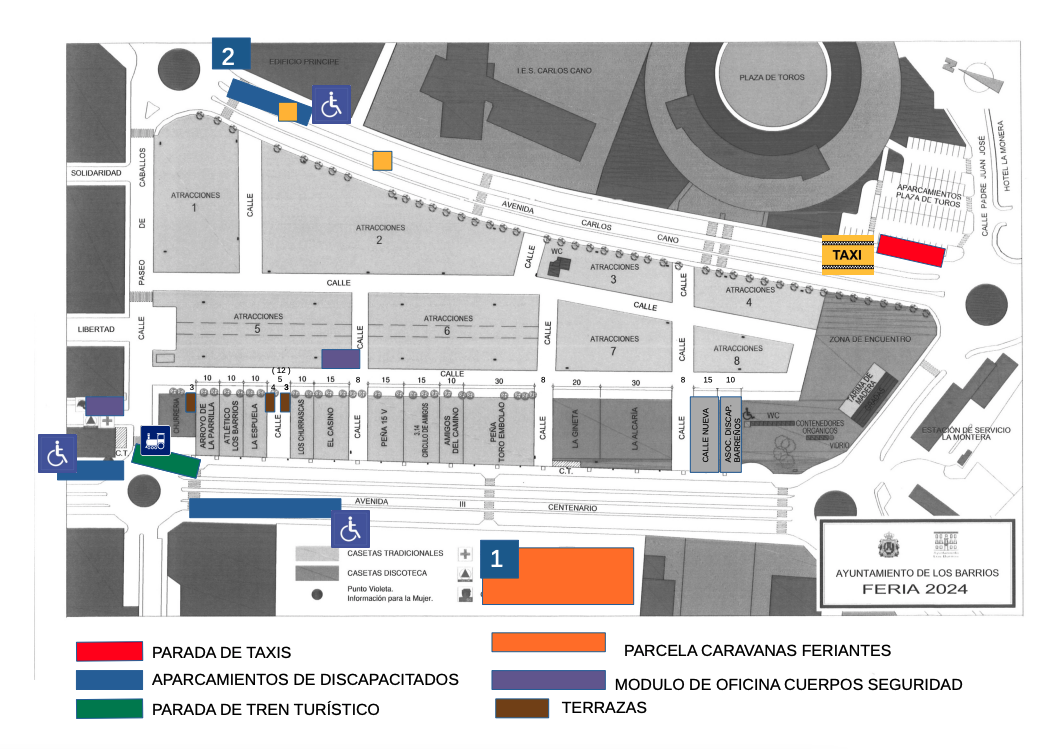 Plano de la Feria 2025.