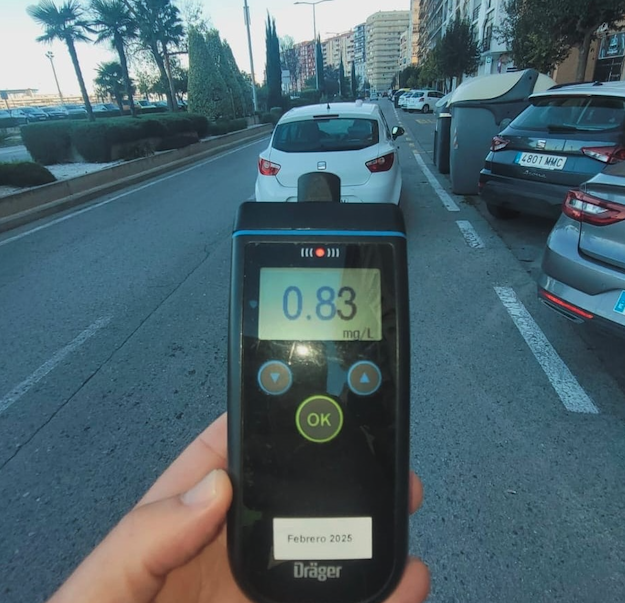La Policía Local de Algeciras detecta 16 positivos por alcohol o drogas al volante el fin de semana.