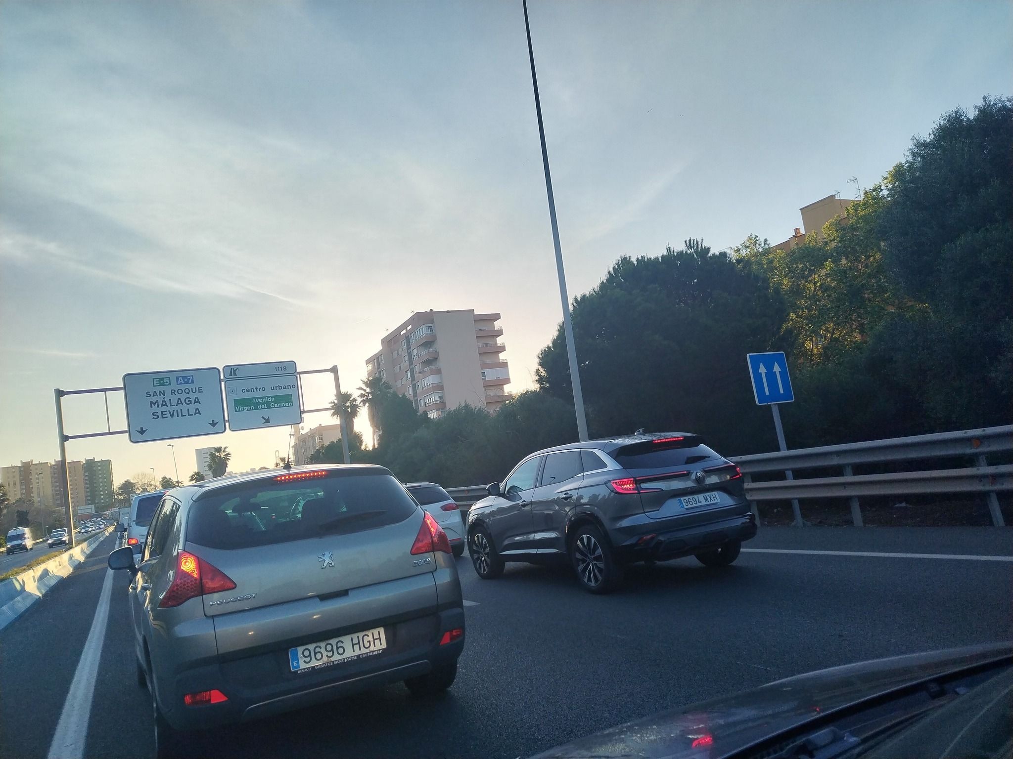 Landaluce pide inversiones en la A-7 a la salida de Algeciras hacia Málaga para garantizar la seguridad vial