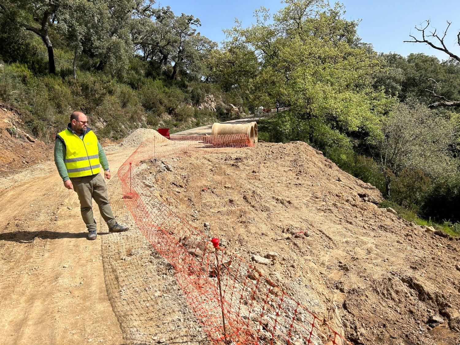 Obras en la Jimena Puerto Galis. 