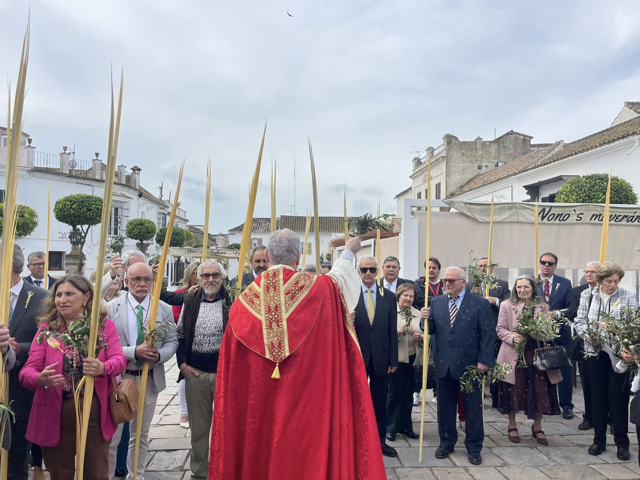La Solemne Procesión de Palmas y Olivos acorta su recorrido por riesgo de lluvia, pero mantiene la emoción en San Roque Ciudad. Foto: S.F. / 8Directo