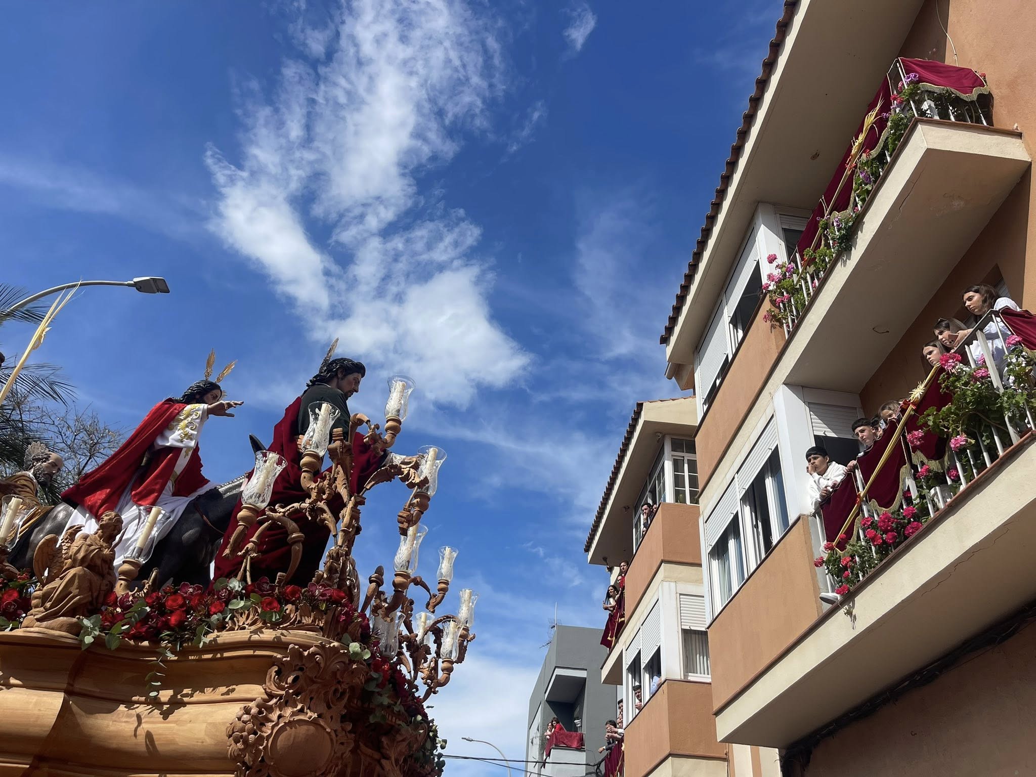 Domingo de Ramos de reencuentro y emoción en La Línea. Foto: S.F. / 8Directo