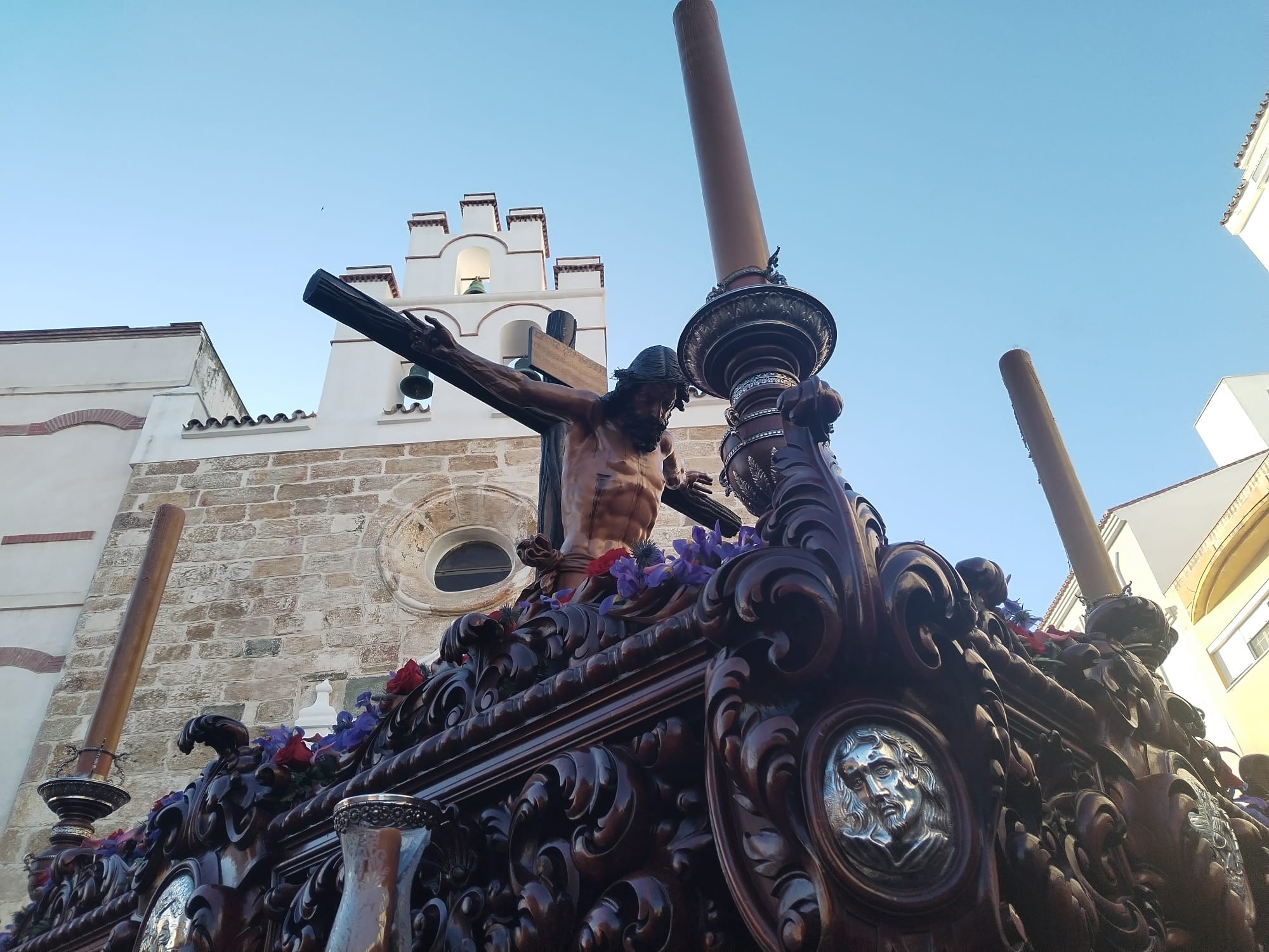 Buena Muerte a su salida de la Capilla de La Caridad. Foto: M. A. B.