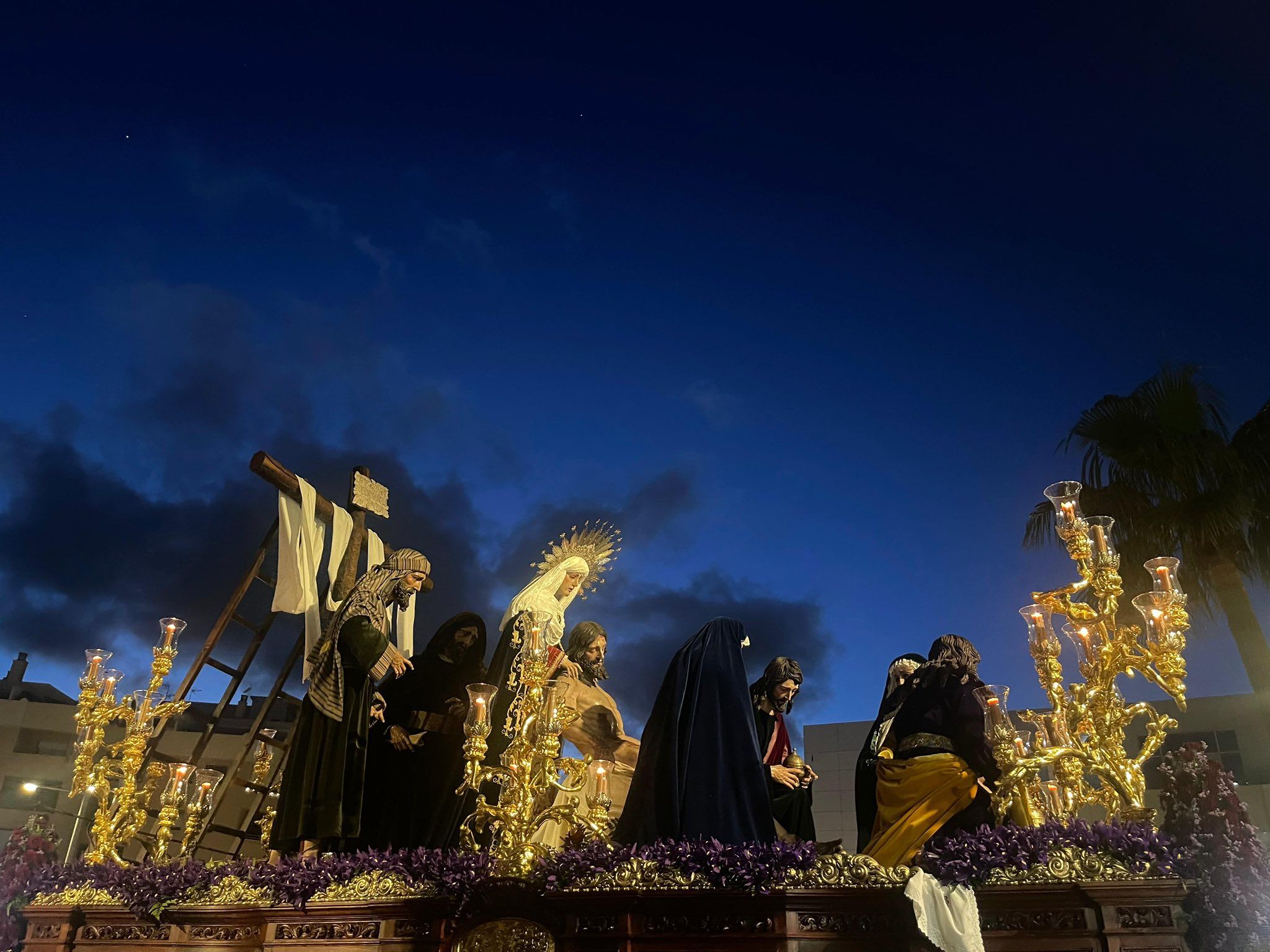 Sagrada Mortaja, una atmósfera única de la Semana Santa algecireña