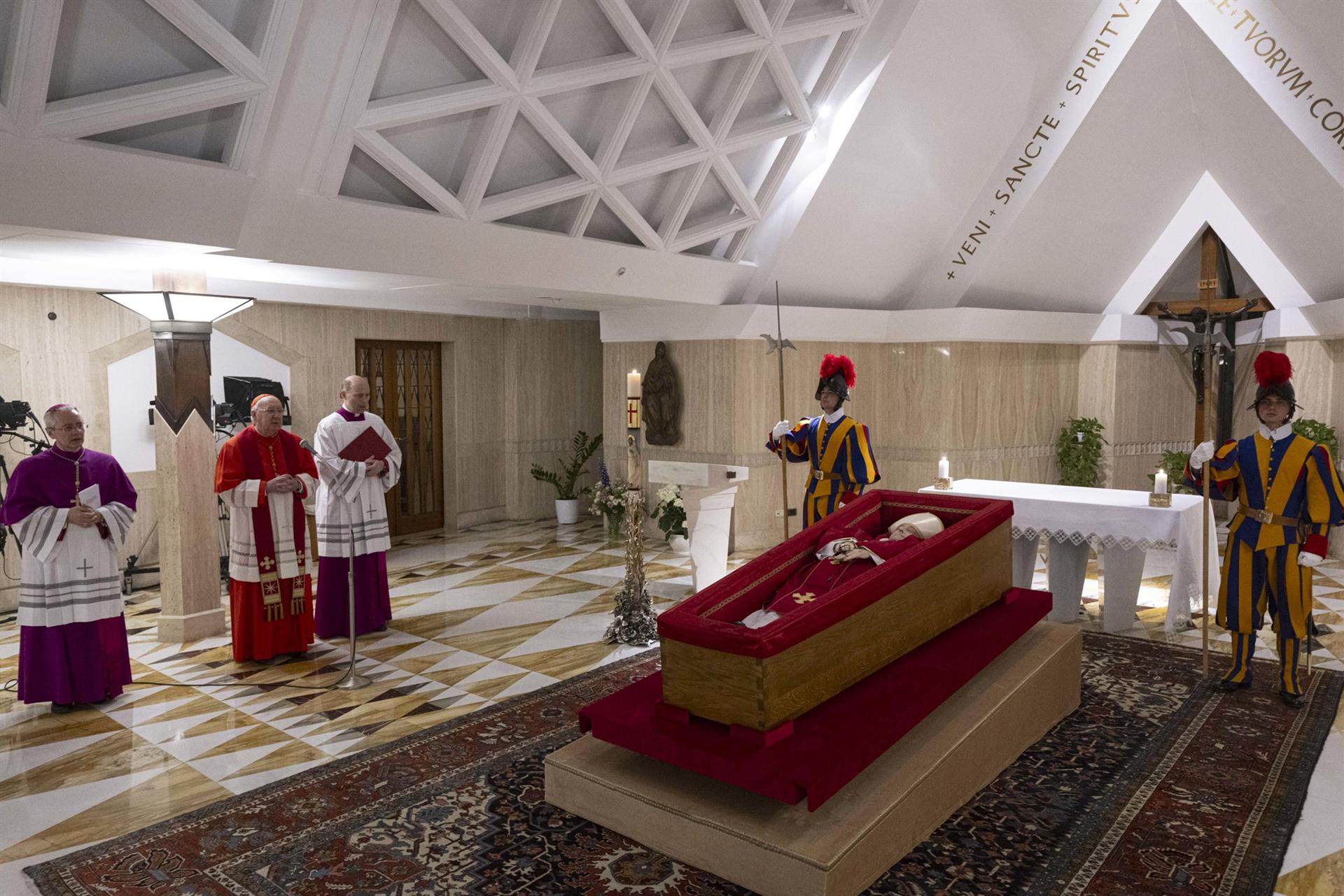 El funeral del Papa Francisco se celebrará el próximo sábado en la Basílica de San Pedro. Foto: Vatican Media Press Office / Zuma Press 
