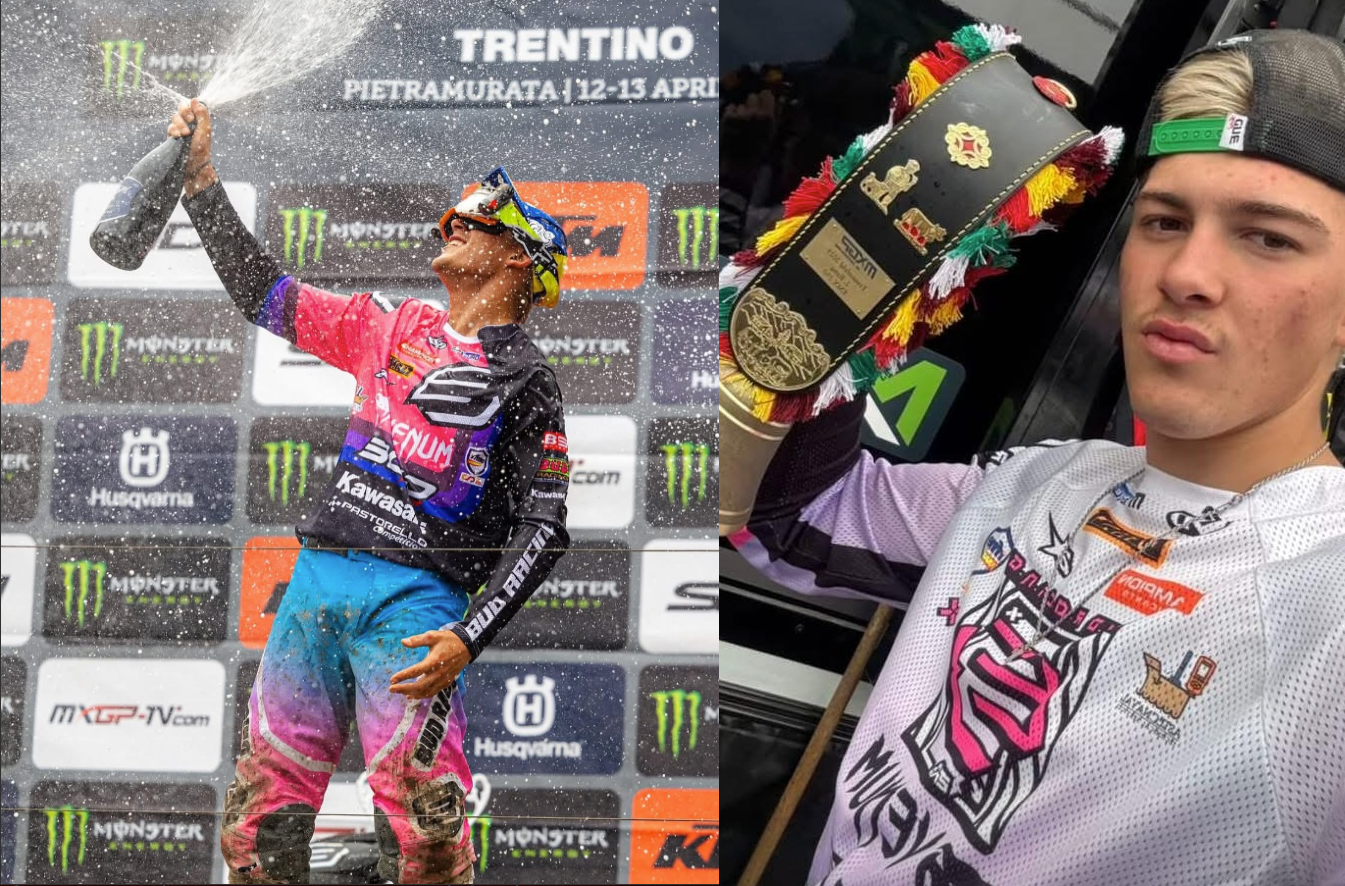 El piloto sanroqueño Fran Carbonero roza el liderato del Europeo de MX250 tras su podio en Suiza