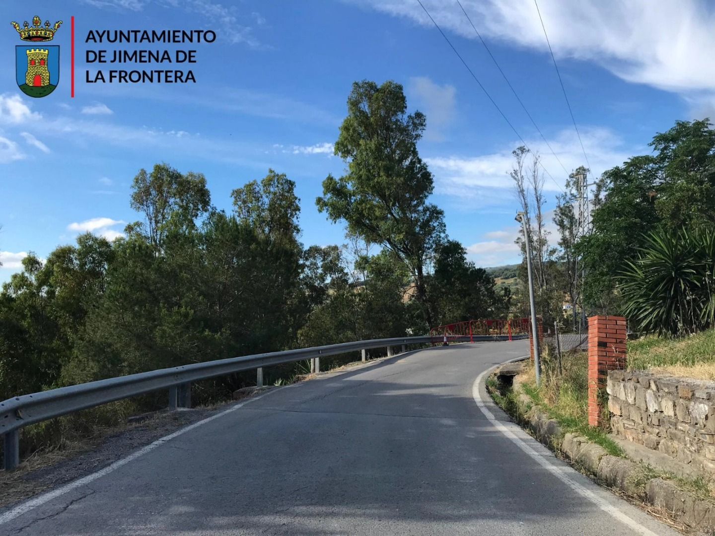 Arrancan las obras de la carretera de la Pasada de Alcalá de Jimena, dañada por la DANA en 2024