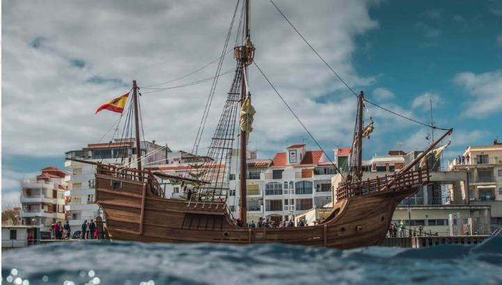 La nao 'Santa María' visitará por primera vez Tarifa del 2 al 4 de mayo.