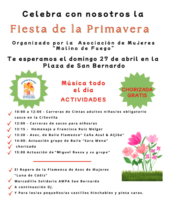 Fiesta de la Primavera, este domingo en la Estación de San Roque.