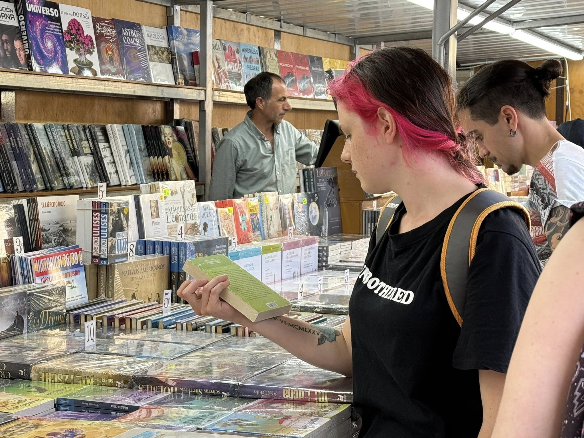 Esta es la programación de actividades culturales prevista esta semana en Algeciras. En esta imagen, Feria del Libro de Algeciras. 
