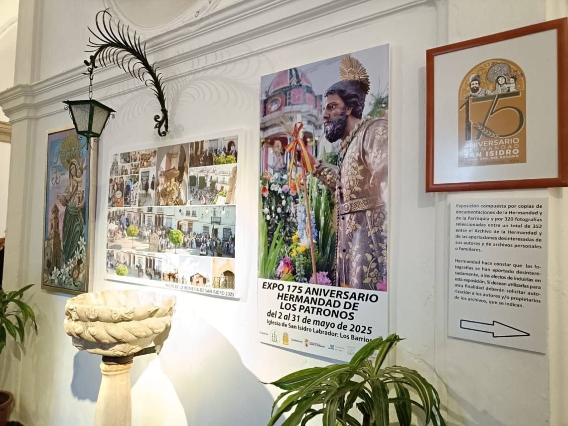 Unas 320 imágenes muestran la historia de la Hermandad de San Isidro y Nuestra Señora del Rosario