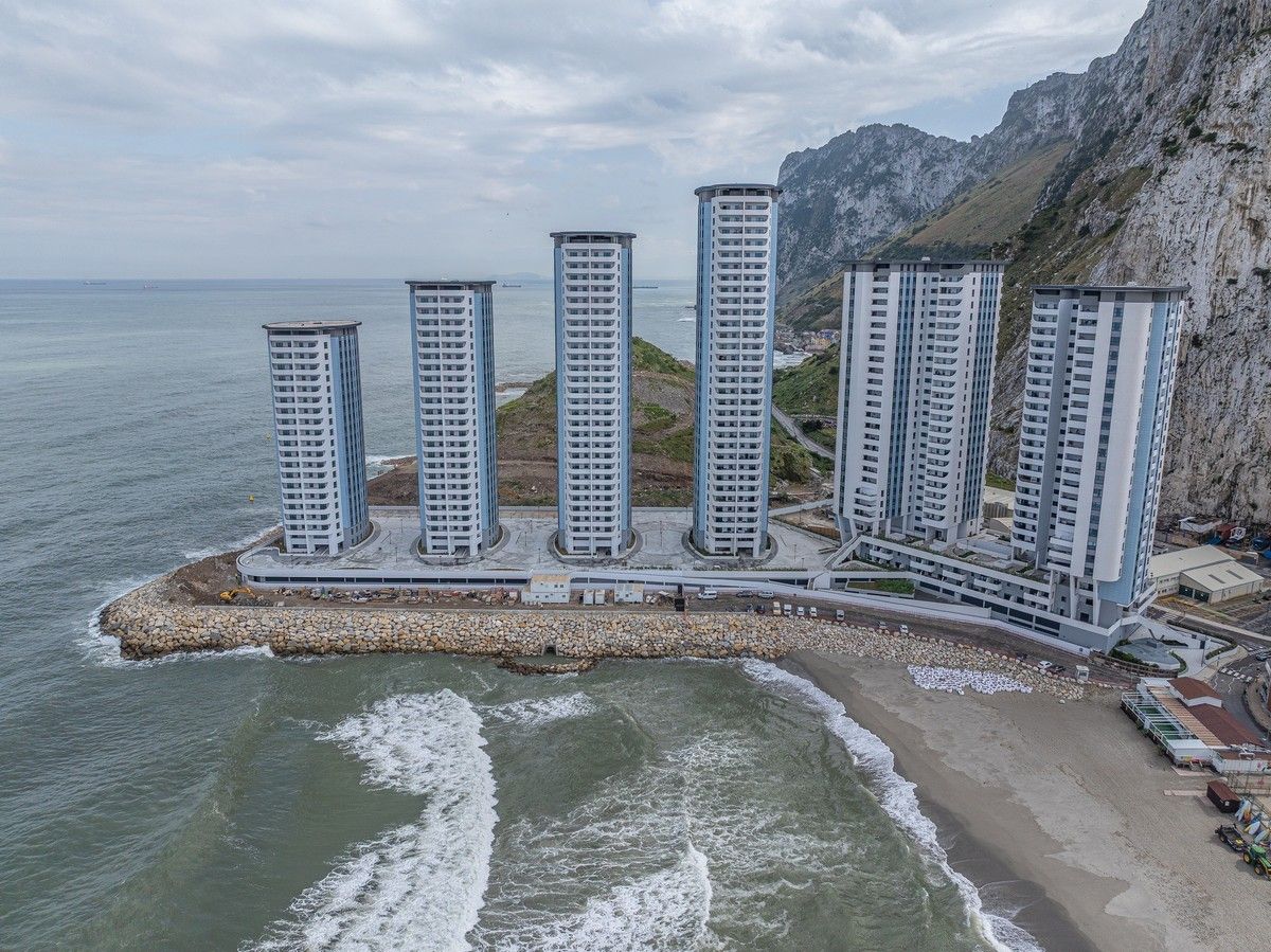 La nueva urbanización Hassan Centenary Terraces, en Gibraltar. Gibraltar suma casi 300 viviendas asequibles con la nueva urbanización Hassan Centenary Terraces