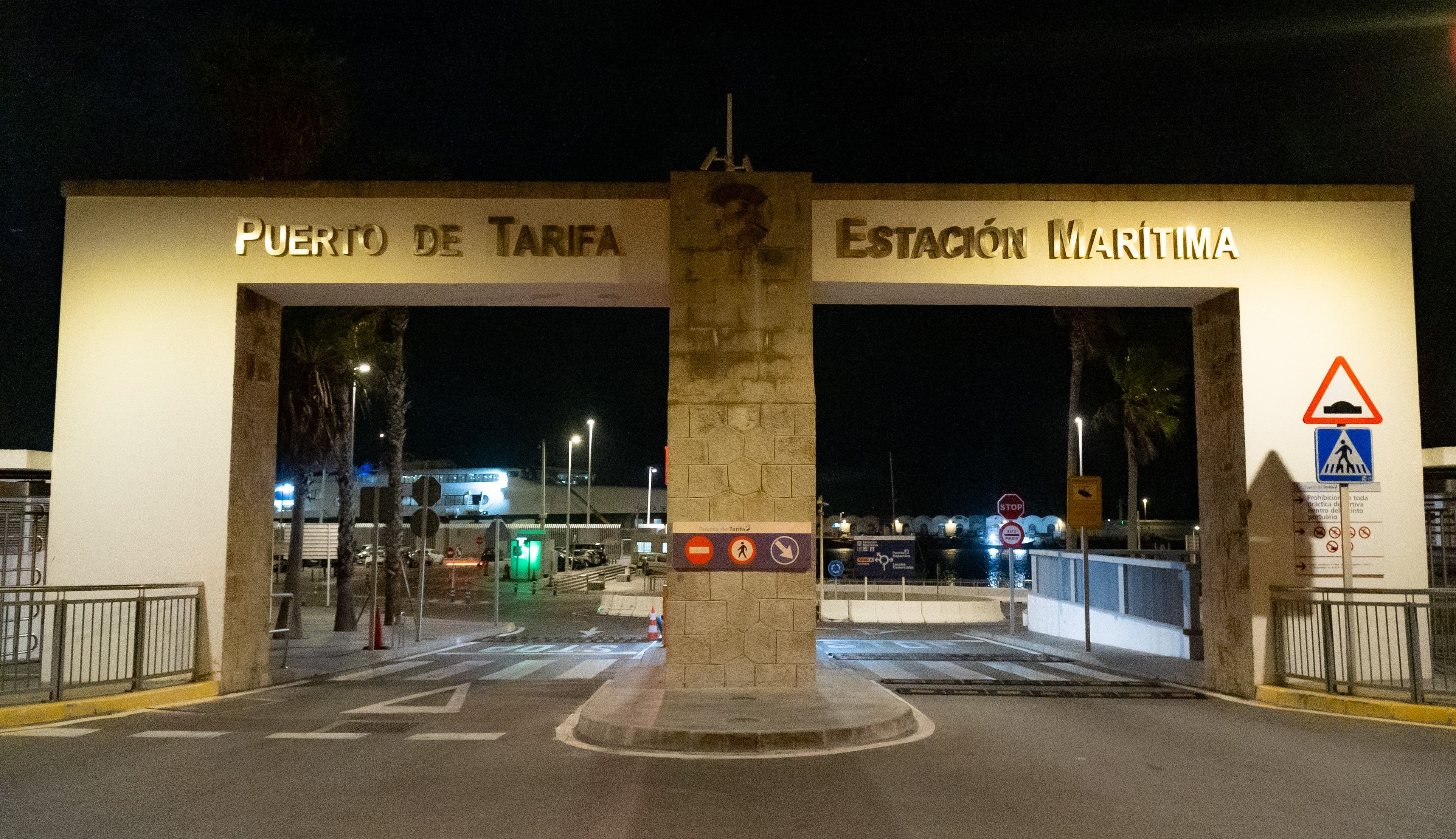 Acceso Puerto de Tarifa.