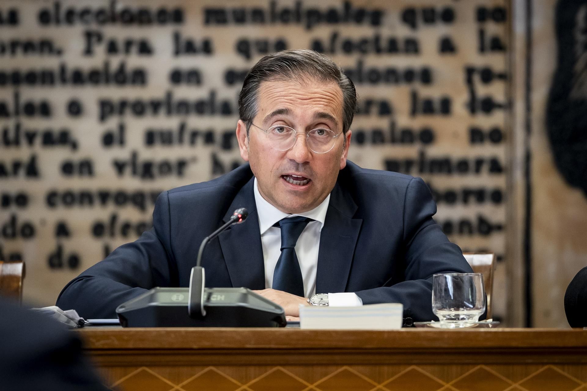Albares asegura que hay "avances sustantivos" de cara al acuerdo sobre Gibraltar. A. Pérez Meca - Europa Press.  
