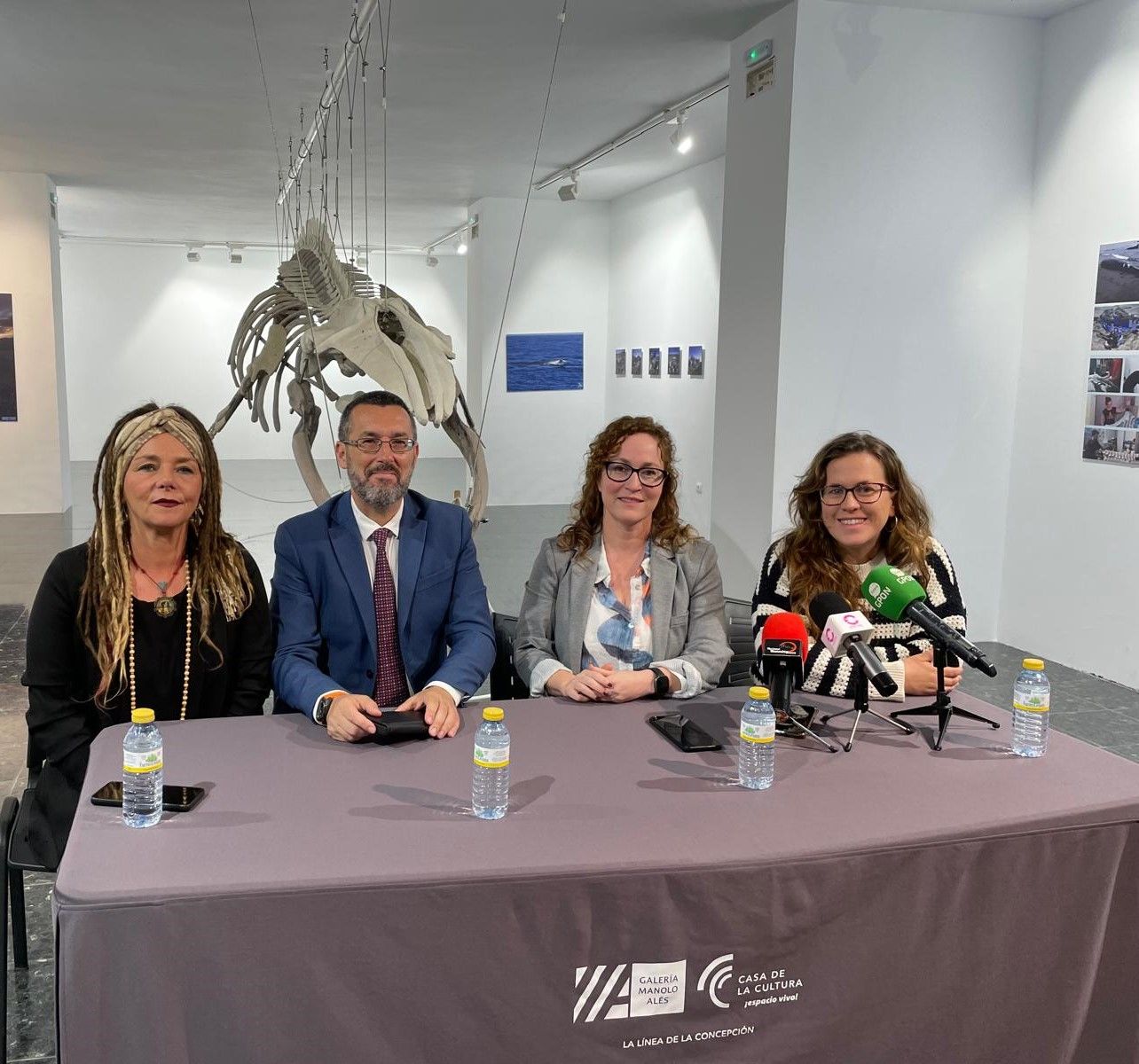 La Línea presenta los avances en el proyecto de recuperación ambiental y protección de cetáceos. 
