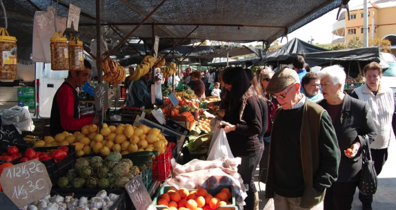Mercadillo de Los Barrios. Imagen de archivo. Los Barrios se queda sin mercadillo los sábados 10 y 17 de mayo por la feria 