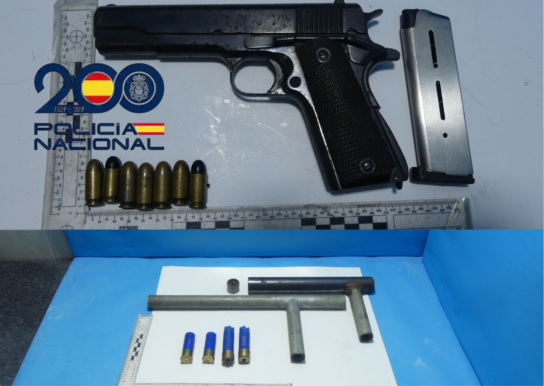 Cuatro detenidos en La Línea en dos intervenciones con armas de fuego. 