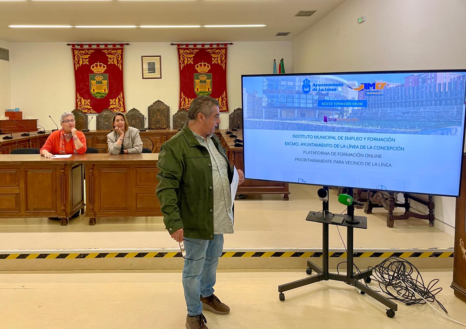 La Línea lanza una nueva plataforma gratuita de formación online con prioridad para sus empadronados.