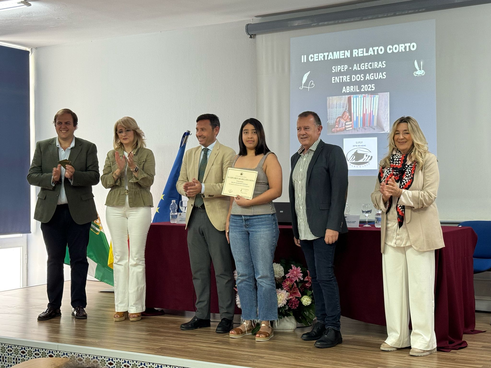 Entregados los premios del II Certamen de Relato Corto del SIPEP 'Entre dos Aguas' de Algeciras. 
