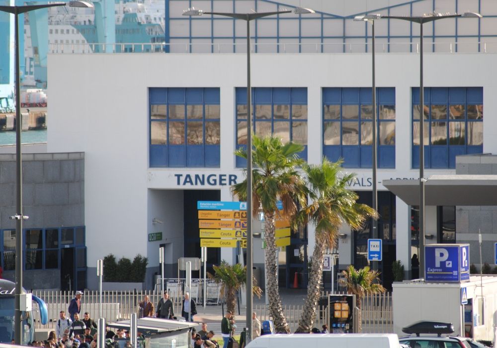 Estación marítima, embarque Tánger Med. Denuncia la agresión de un trabajador de la empresa Trablisa