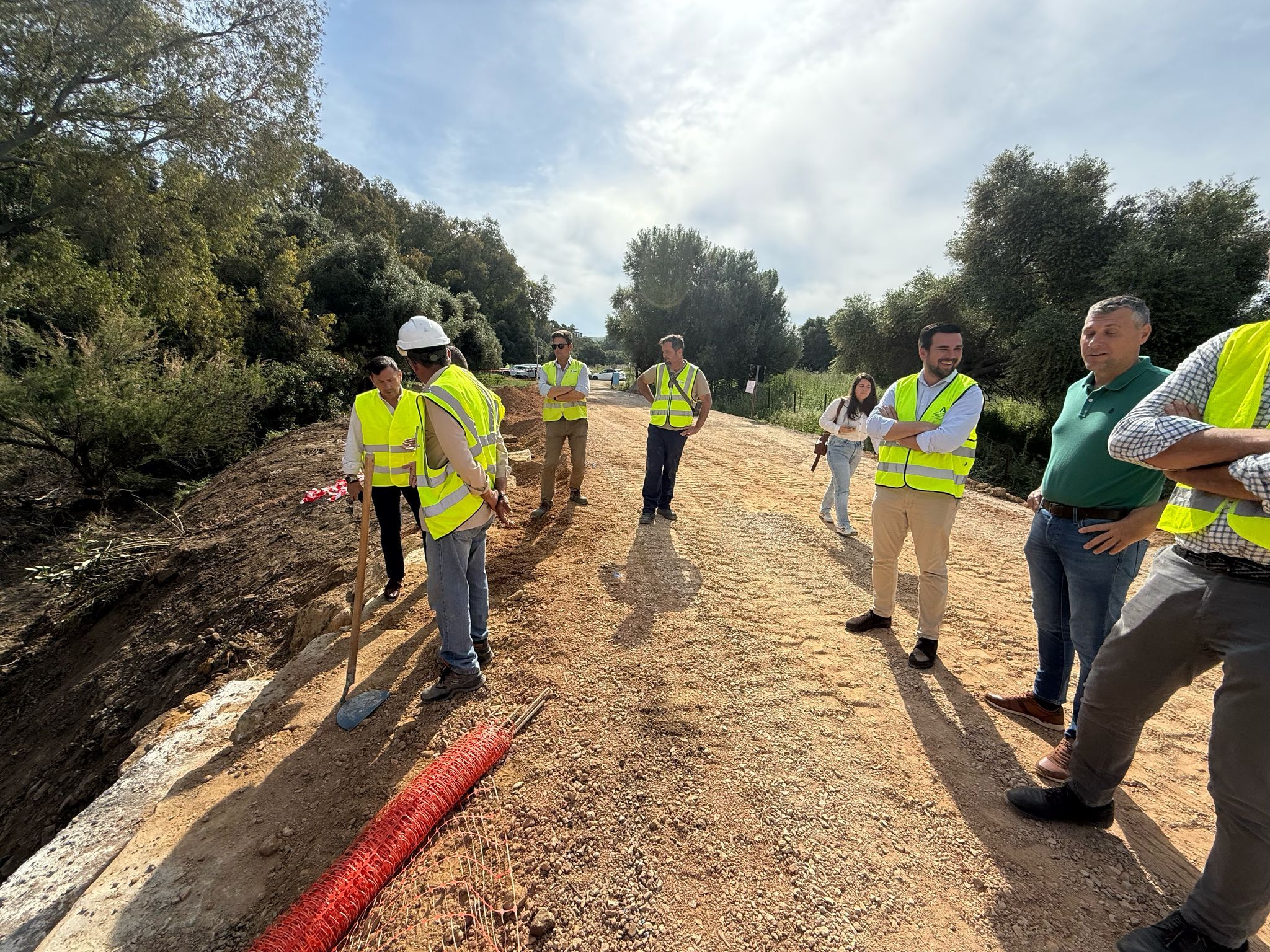 La Junta amplía la obra de paso del Hozgarganta para asegurar su capacidad y el trasiego de vehículos.