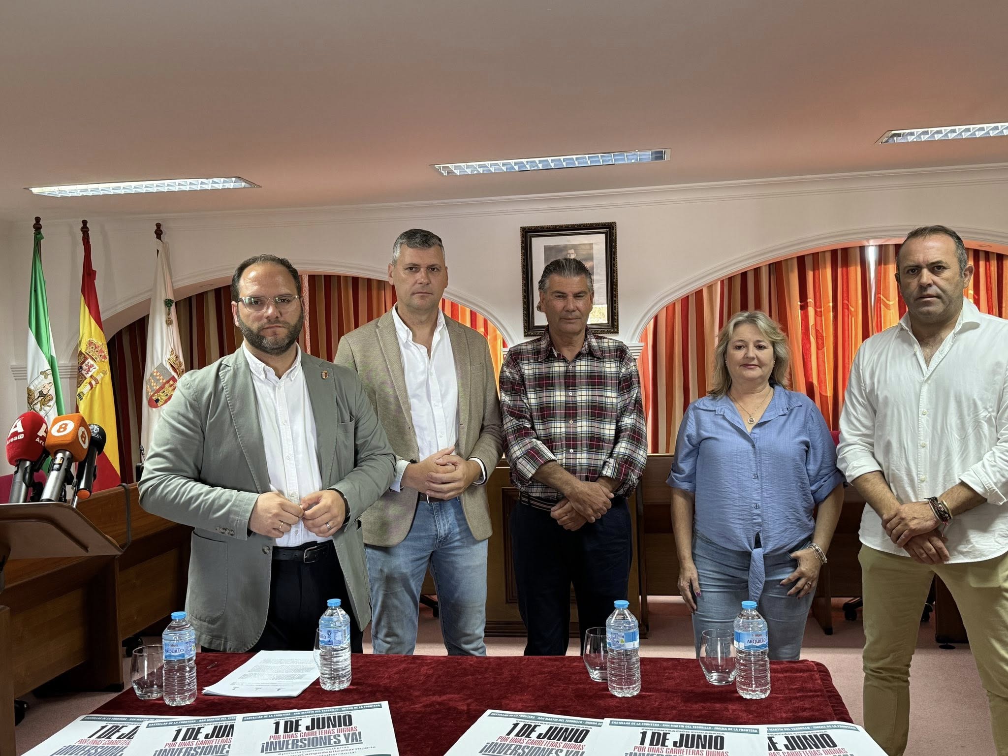 Castellar, Jimena y Tesorillo reclaman "dignidad" ante la mejora de la carretera A-405. Foto: S.D. / 8Directo.