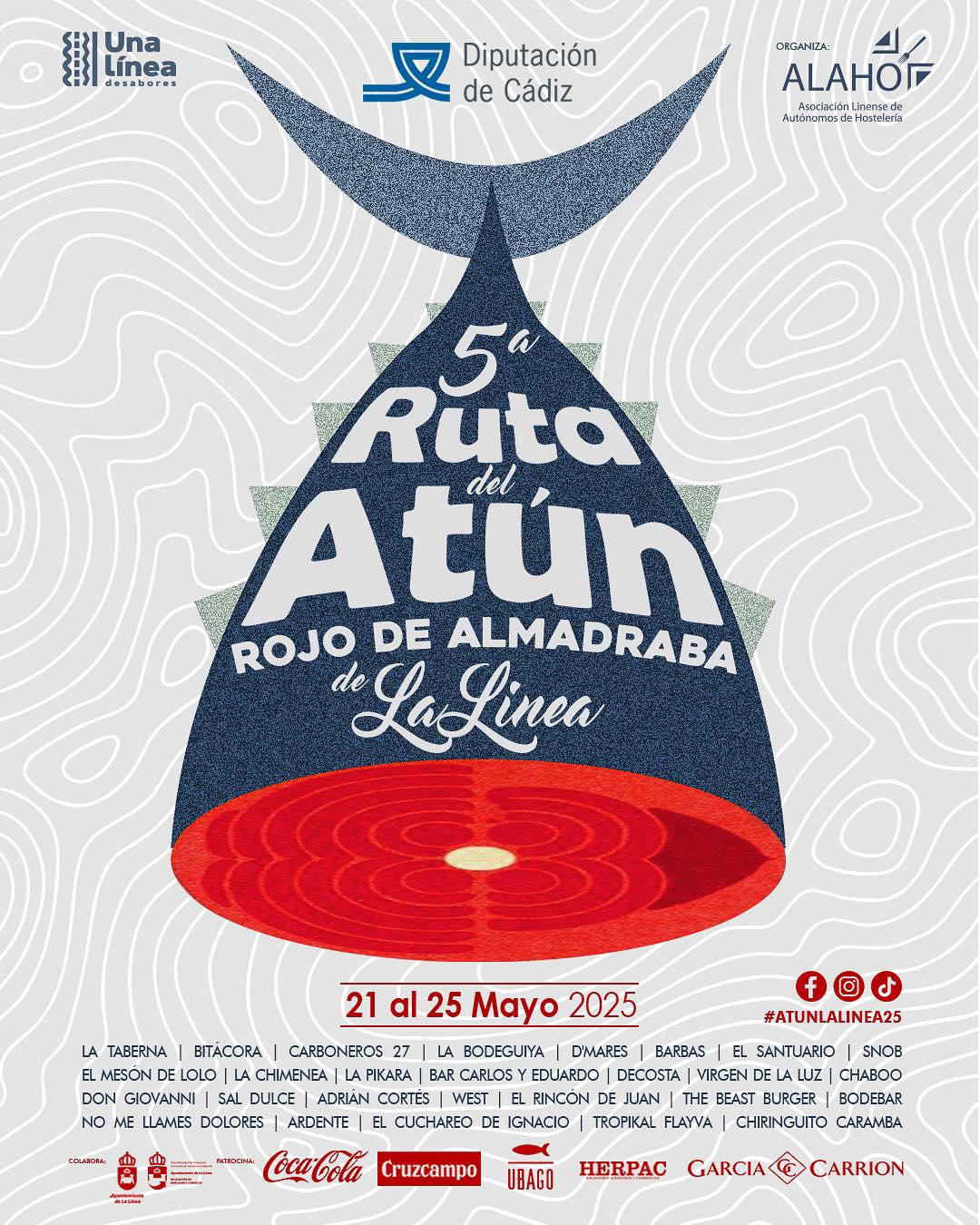 Cartel Ruta Atún. 