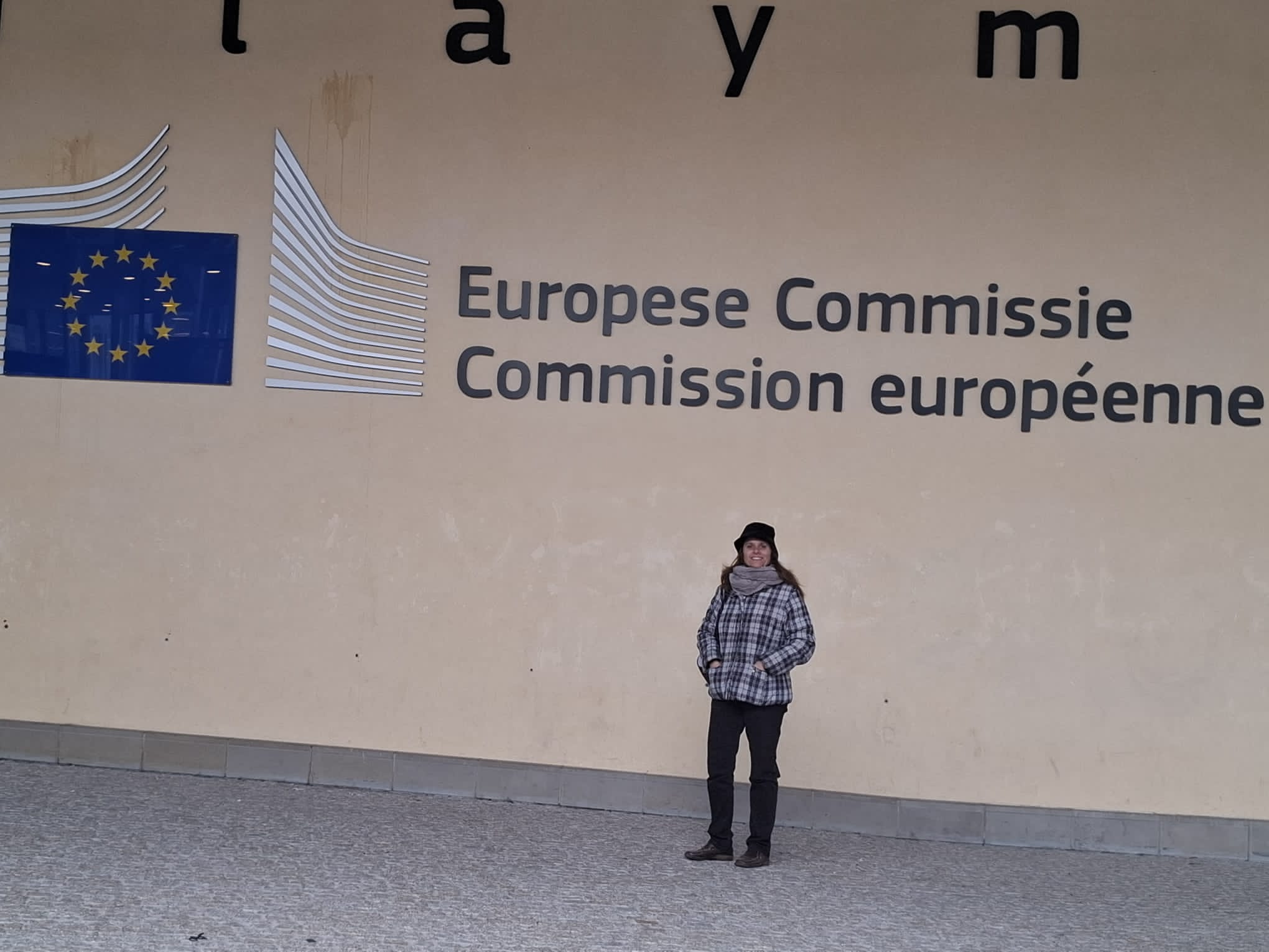 Estefanía Pérez Solís, en Bruselas. Estefanía Pérez Solís, en Bruselas.
