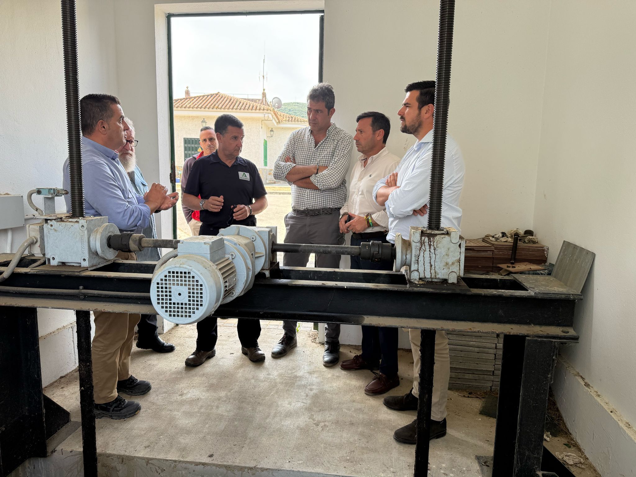 La Junta vuelve a poner en servicio la estación de bombeo La Viñuela.