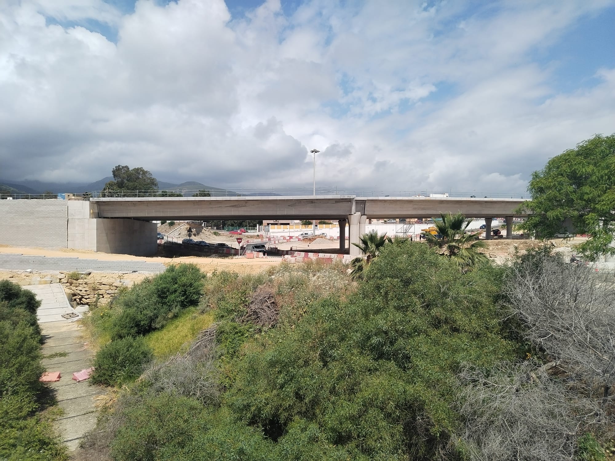 Obras de Acceso Sur al Puerto de Algeciras.