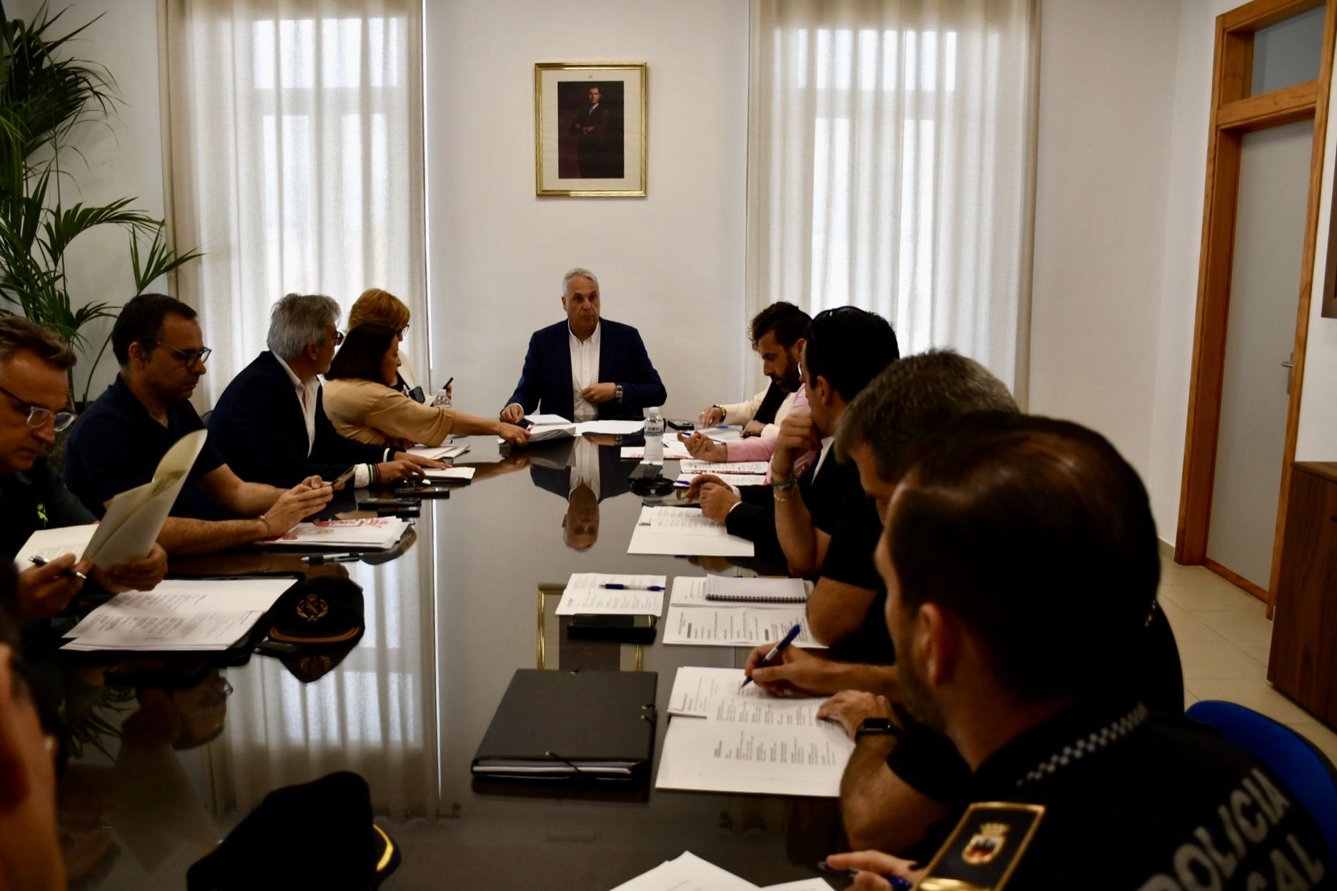 La Junta Local de Seguridad trata sobre las ferias y fiestas del verano en San Roque.