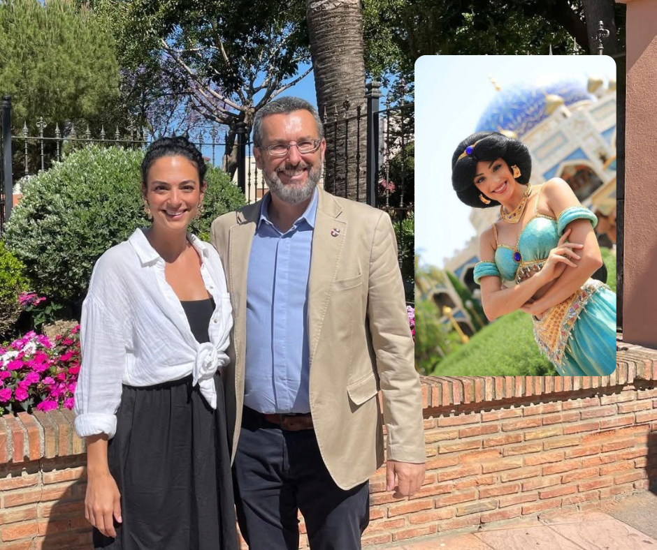 Alexa Benedetti, actriz de Disney con raíces linenses, visita La Línea de la Concepción.