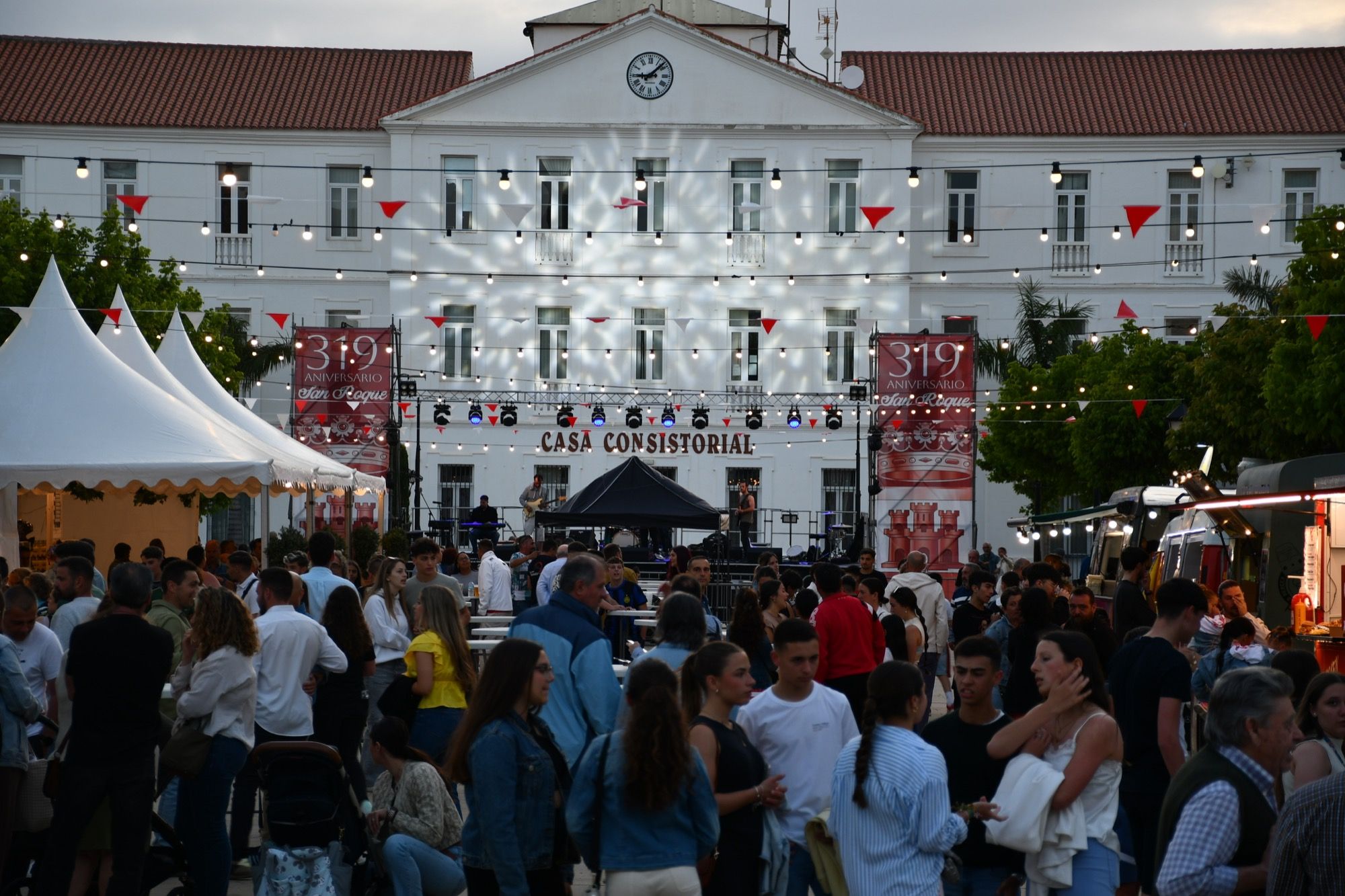 Plaza de las Constituciones de San Roque. Foto: Multimedia. 